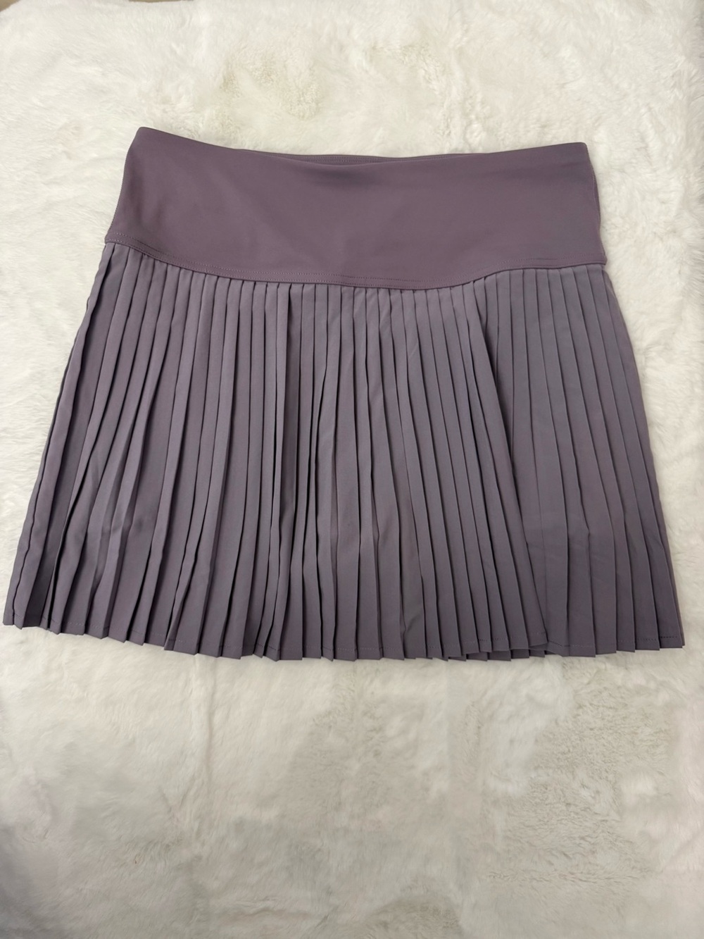 Quince Pleated Tennis Skort Skirt Lavender Purple Size Medium